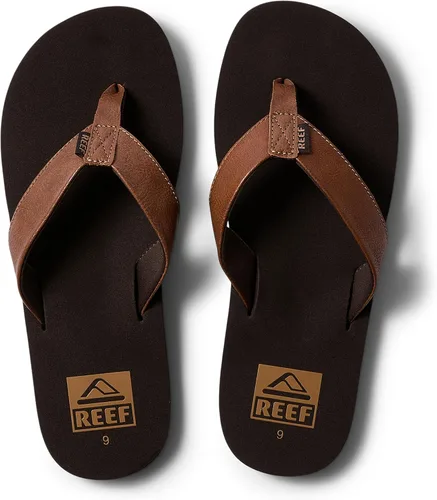 Vista 5 de REEF Twinpin - Sandalias de playa para hombre, plantilla acolchada suave, aptas para el agua
