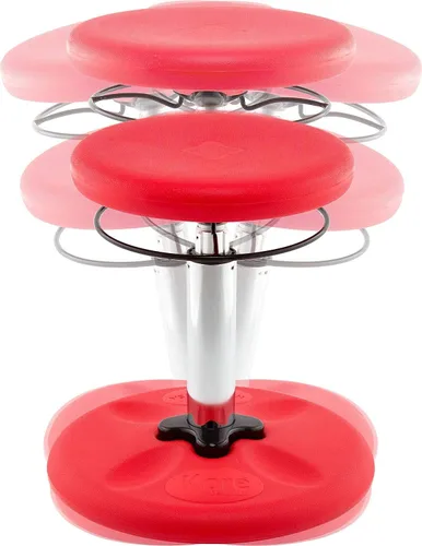 Vista 25 de Kore - Silla de altura ajustable, asiento activo para niños, adolescentes: Mejor que una pelota de equilibrio, asientos flexibles para aula.