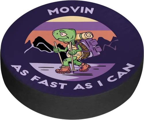 Vista 7 de Cubiertas de neumático de repuesto para remolque de RV, "Movin As Fast As I Can", resistentes al clima y al polvo, universales para remolque, SUV