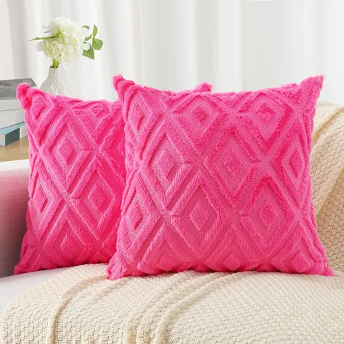 Vista 23 de Pallene Juego de 2 fundas de almohada de color beige de verano de 16 x 16 pulgadas, fundas decorativas de piel sintética suave para sofá, cama, sala