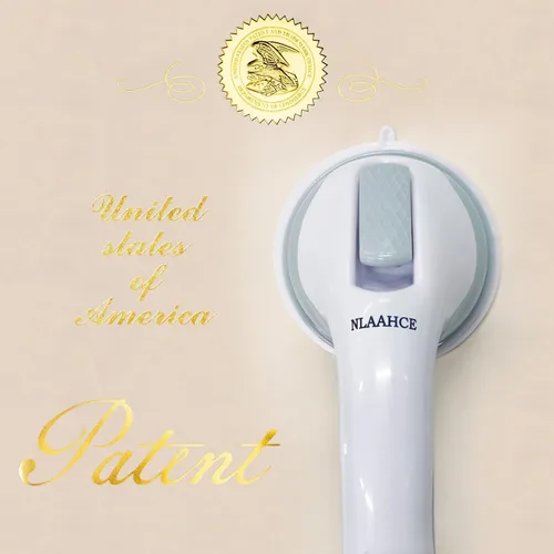 Vista 6 de AirTight® Barras de Agarre para Ducha de Servicio Pesado (Paquete de 2) Barra de Agarre de 12.3 Pulgadas Conforme a ADA para Personas Mayores