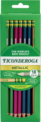 Vista 17 de Ticonderoga® Lápices pastel, 2 suaves, colores surtidos, paquete de 10 lápices