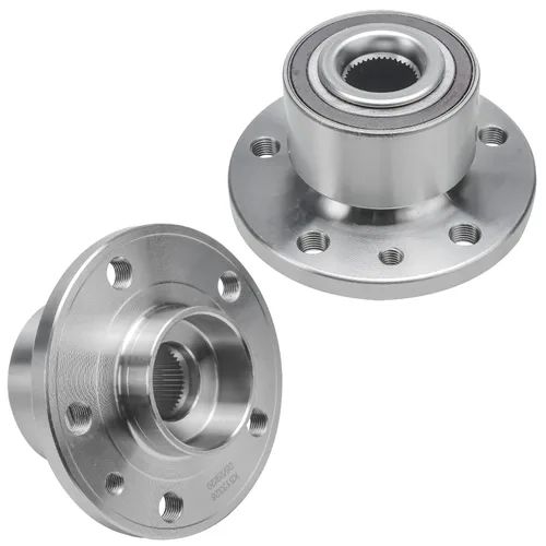 Vista 86 de Detroit Axle - 2 bujes de rodamiento de rueda traseros para Suzuki Aerio 2002-2007, Suzuki Esteem 1995-2002, 2 rodamientos de rueda completos