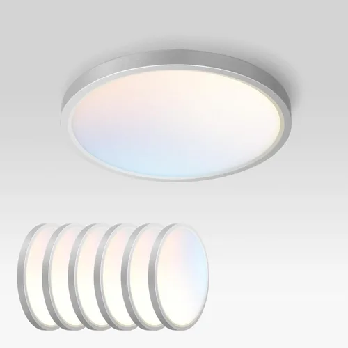 Vista 66 de ASD Lámpara de Techo LED Redonda Empotrada de 5", Iluminación de Superficie de Perfil Bajo 5CCT, Regulable, Ultra-Delgada, Listada por ETL 10W