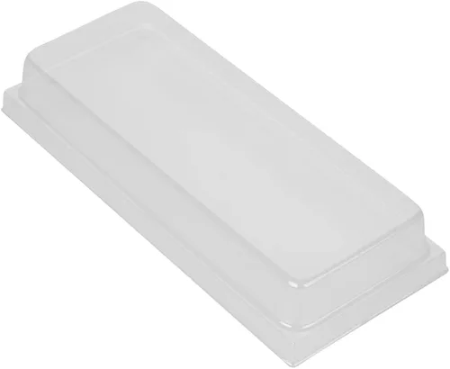 Pequeño recipiente de madera de álamo para comida, forma cuadrada, 4.7 pulgadas, 100 unidades por caja, colección Taipei, utensilios de restaurante
