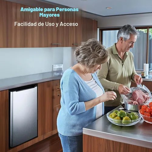 Vista 9 de Anypro Mini Congelador Vertical Compacto de 3 Pies Cúbicos con 3 Puertas de Cajón Desplegables y Termostato Ajustable, Congelador Vertical Pequeño