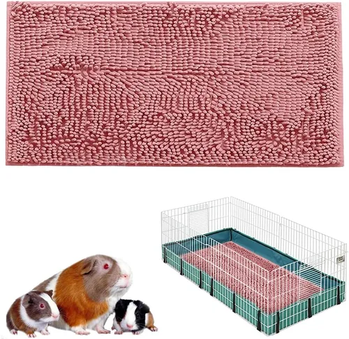 Vista 13 de Oncpcare 2 fundas de forro polar para conejillos de indias, almohadillas lavables para cama de ratas, reutilizables y antideslizantes, almohadilla