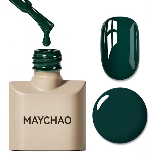 Vista 23 de MAYCHAO 15ml Esmalte de uñas en gel, color blanco antiguo, 1 pieza, esmalte de uñas en gel blanco antiguo y verde, esmalte de uñas que se absorbe
