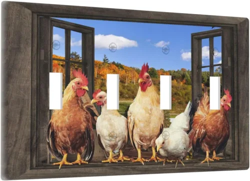 Vista 48 de Azulejos Negros Texturas Modernas Retro Marruecos 1 Gang Cubierta de Interruptor de Luz Sin Dispositivo Placa de Pared en Blanco Decorativa Placa