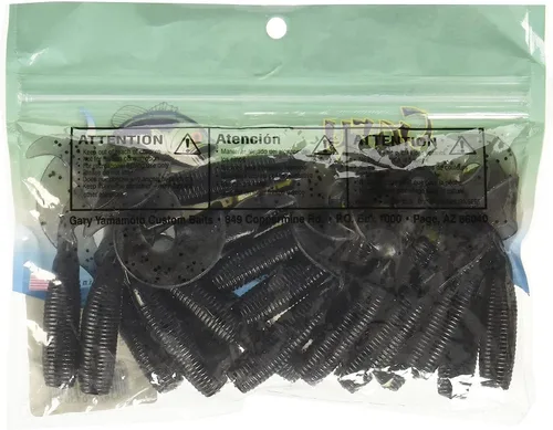 Vista 4 de Yamamoto Señuelos de pesca de plástico suave de 5 pulgadas con acción de rizado de cola 20