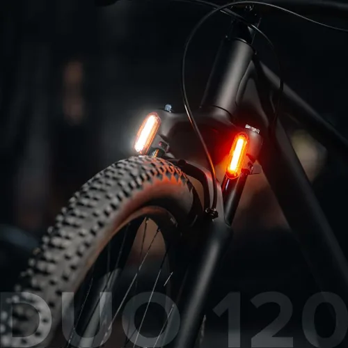 Vista 6 de Super Bright Rear Bike Light - Red & White Back LED - USB-C Rechargeable 14hr Max - Best Safety Flashing Lights - Visible for Night Riding, Adults