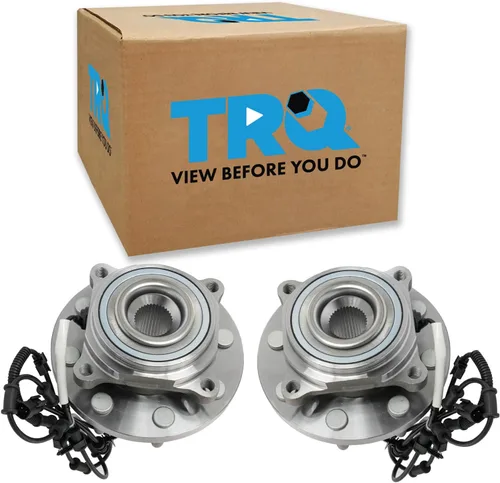 Vista 65 de TRQ Par de conjunto de cubo de cojinete de rueda delantera izquierda derecha, 2 piezas compatible con Lexus GX460 2003-2009 GX470 2003-2023 Toyota