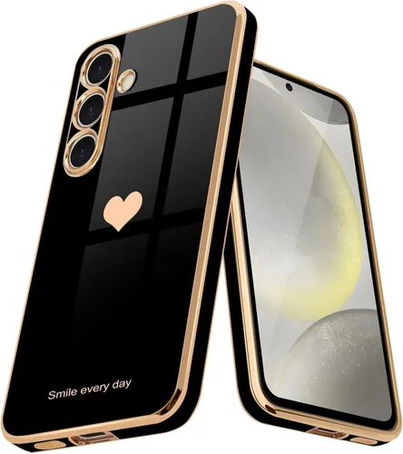 Vista 68 de Teageo para Samsung Galaxy A15 4G 5G Funda para mujeres y niñas, diseño de corazón de amor, lujoso brillo, cubierta trasera suave, parachoques