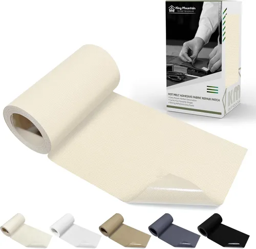 Vista 24 de KING MOUNTAIN Paquete de 20 parches de reparación termoadhesivos para pantalones vaqueros, kit de parches de mezclilla para jeans, 3 x 4-1/4 Cinco