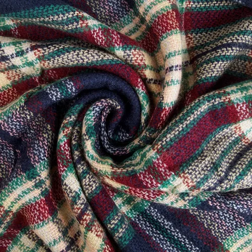 Vista 3 de Plaid Blanket Scarf Winter Fall Scarfs for Women Warm Soft Chunky Oversized Tartan Shawls Wraps Scarves