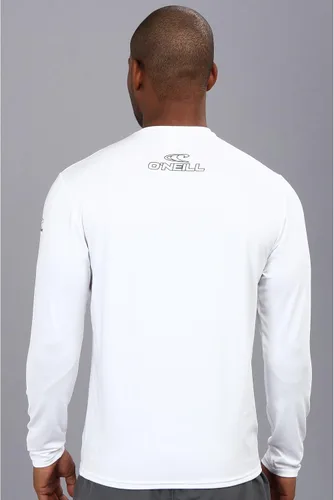 Vista 3 de O'Neill Wetsuits - Camiseta O'Neill Basic Skins, para el sol, con UPF 50+, de manga larga, para hombre