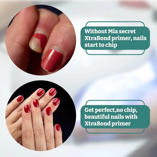 Vista 7 de Gel acrílico UV para unión extra a las uñas, sin ácido ni ardor, 0.5 onzas líquidas, por Mia Secret