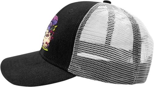 Vista 3 de devor Baseball Caps Human Skull and Mushroom Baseball Caps, Graphic Baseball Caps for Men