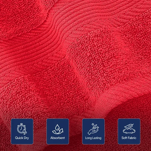 Vista 7 de Linteum Textile Supply Toalla de mano negra prémium de 16 x 27 pulgadas, 100% algodón, sin torsión, absorbente, de secado rápido, duradera