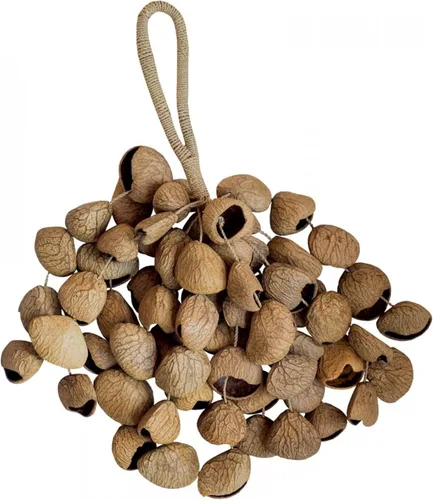 Vista 4 de Agitador de mano XXL (Juju Chacha Pangi Pala) Campana de mano Accesorios de percusión (Chacha)