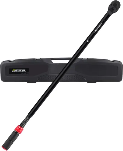 Vista 16 de ATsafepro Llave Dinamométrica Digital - Impulsor de 1/2 Pulgada y 5.1-340Nm (3.8-250.8 ft-lb), Llave Dinamométrica de Servicio Pesado con Zumbador