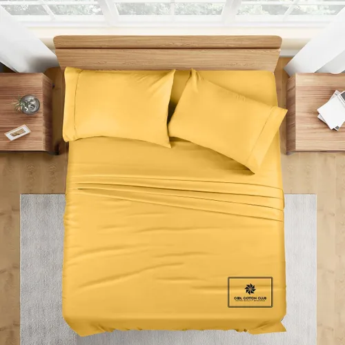 Vista 7 de Juego de sábanas de 4 piezas de 1000 hilos, tamaño Queen, cómodas, sábanas de algodón Pima peruano de lujo para mujeres, hombres, niños