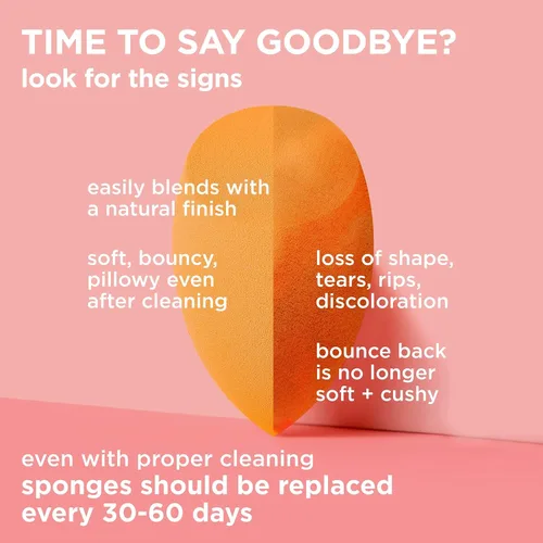 Vista 9 de Real Techniques Iconic Blend + Set - Esponjas de maquillaje duo, esponjas de mezcla de maquillaje, para líquidos, crema y polvo, piel de nube