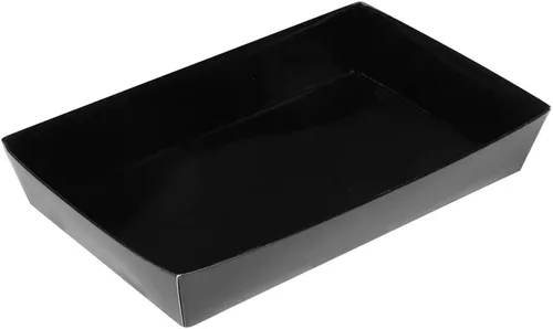 Vista 2 de Restaurantware Matsuri Vision - Bandejas de sushi medianas de 8 x 5 x 1.5 pulgadas, 100 cajas de embalaje de sushi a prueba de grasa, tapas que se