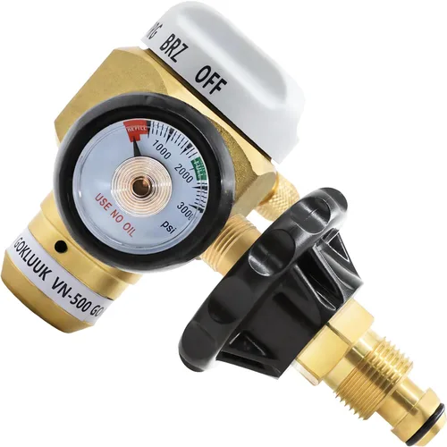 Regulador de válvula de control de purga de nitrógeno VN-500 y medidor de flujo Regulador de purga de nitrógeno de diseño híbrido w/500psi para