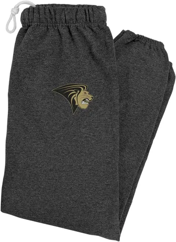 Vista 335 de LOGOVISION Pantalones deportivos para hombre con logotipo primario colegiado colección jaspeado carbón