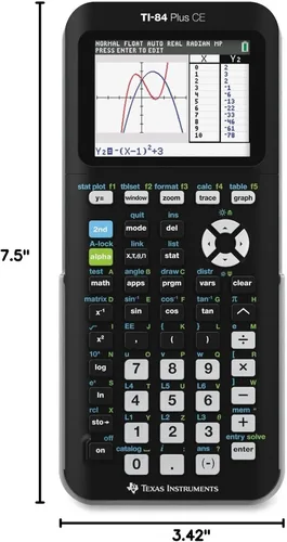 Vista 11 de Calculadora gráfica TI84PLSCEBLUBRY de Texas Instruments, Negro