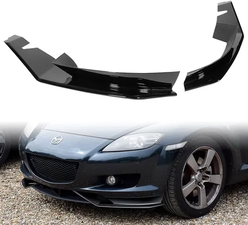 Vista 7 de EPARTS - Juego de 2 piezas de plástico ABS para parachoques delantero estilo MS, protección compatible con Mazda RX-8 2004, 2005, 2006, 2007, 2008