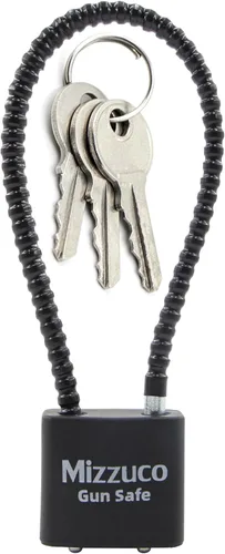 Vista 11 de Cerraduras de cable para pistola con llaves, operación simple, compatibles con pistolas, pistolas, rifles y escopetas, hogar y almacenamiento