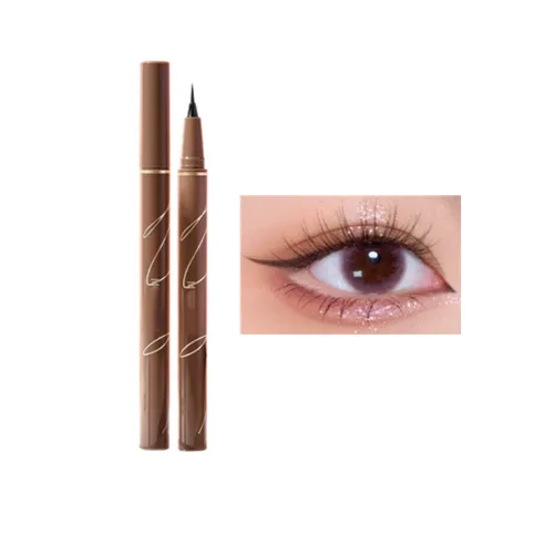 Delineador de ojos líquido, impermeable, secado rápido, resistente a las manchas, de larga duración, maquillaje delineador de ojos preciso para todo