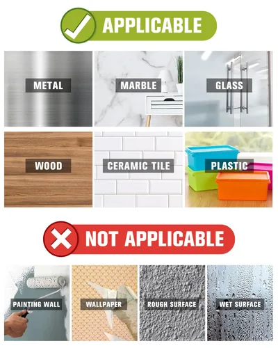 Vista 6 de Cinta de doble cara resistente, cinta de montaje, cinta de espuma impermeable, 16.4 pies de largo, 0.94 pulgadas de ancho para automóvil, tira