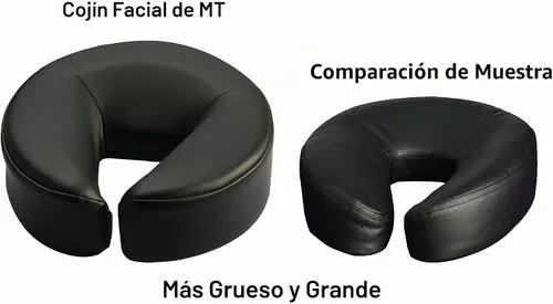 Vista 3 de Master Massage Cojín facial universal para mesa negro, 1 unidad, color negro