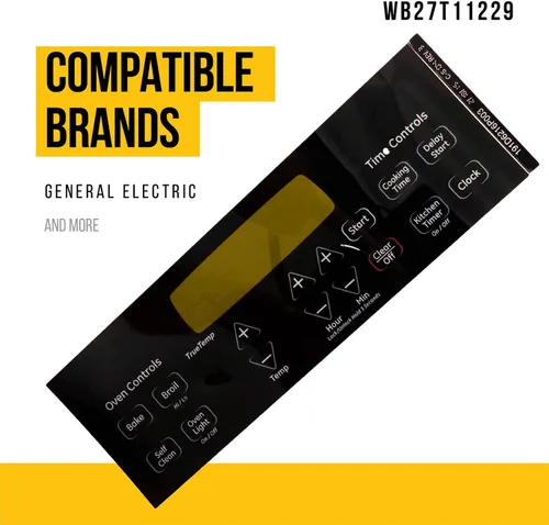 Vista 2 de WB27T11229 - Placa de control superpuesta - Piezas compatibles de horno de pared GE - Reemplaza AP4484324 AH2370149 EA2370149 PS2370149 - Ajuste