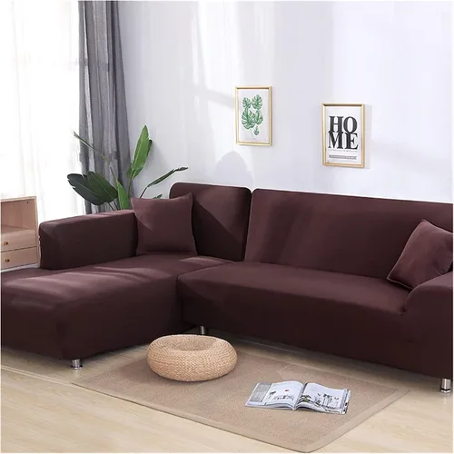GSGF Sofa Covers Corner Sofa Covers for Living Room Elastic Slipcovers Couch Cover Stretch Fit L Shaped Sofa funda Sofa Chaise Lounge (Color