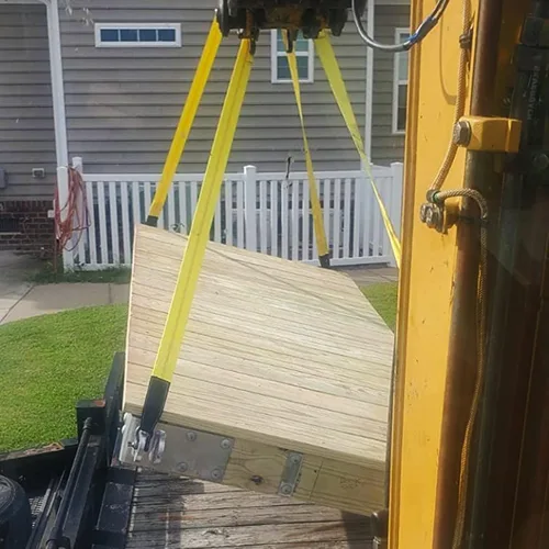 Vista 8 de TOPZEA Paquete de 2 correas de elevación de 20 pies x 2 pulgadas, correa de remolque de grúa de nailon resistente con bucle de extremo, correas