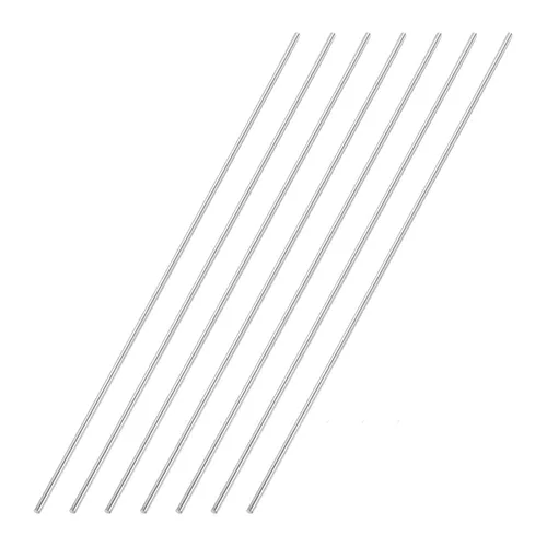 Vista 58 de uxcell Varilla redonda sólida de acero inoxidable 304 de 0.039 in x 3.937 in para manualidades de bricolaje - 10 piezas