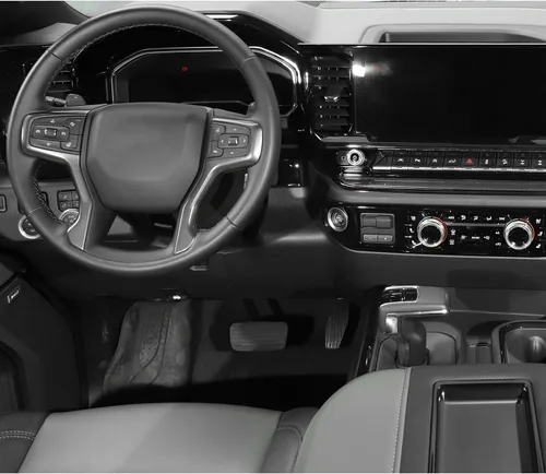 Vista 3 de Voodonala Pomos de radio AC para interruptor de aire acondicionado, botón central de consola para Chevy Silverado GMC Sierra 2022-2023 + accesorios