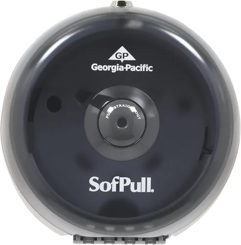 Vista 7 de GP PRO (Georgia-Pacific) - Dispensador de papel higiénico lado a lado de Sofpull Centerpull (Georgia-Pacific), humo translúcido, 56509, 20.125