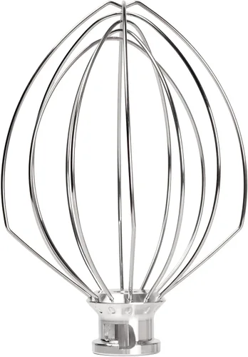 Vista 9 de KitchenAid - Batidora de acero inoxidable para batidora de 6 cuartos de galón, accesorio KN256WW de 6 hilos, batidor de globo, resistente, apto