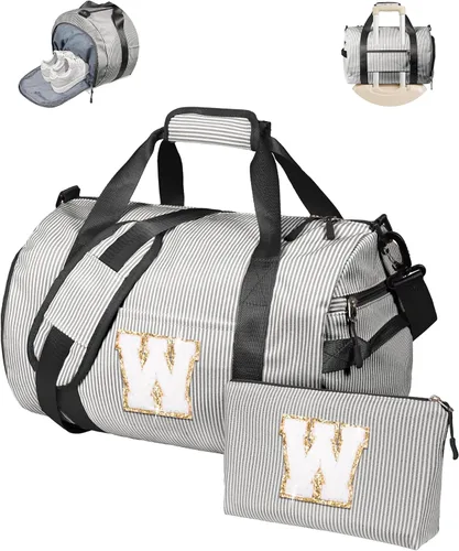 Vista 98 de Regalo para Adolescentes, Bolsa de Viaje para Niñas, Bolsas de Fin de Semana para Niños con Compartimento para Zapatos, Bolsa de Fin de Semana