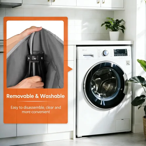 Vista 8 de Corralito plegable para bebés con tapete - Corralito portátil, espacioso y resistente para bebés y niños pequeños, configuración rápida de 1 minuto