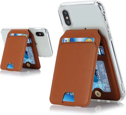 Vista 9 de Lipvina Magsafe Funda compatible con iPhone 11 Pro con tarjetero Magsafe, funda magnética de cuero desmontable con soporte para mujeres y hombres