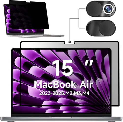 Vista 19 de Mamol Pantalla magnética de privacidad para Surface Pro 7 Plus/7/6/5/4/3 de 12.3 pulgadas, filtro de luz azul antideslumbrante extraíble, protector