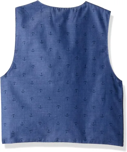 Vista 4 de Nautica - Conjunto de 4 piezas para niño incluye camisa de vestir, corbata, chaleco y pantalones