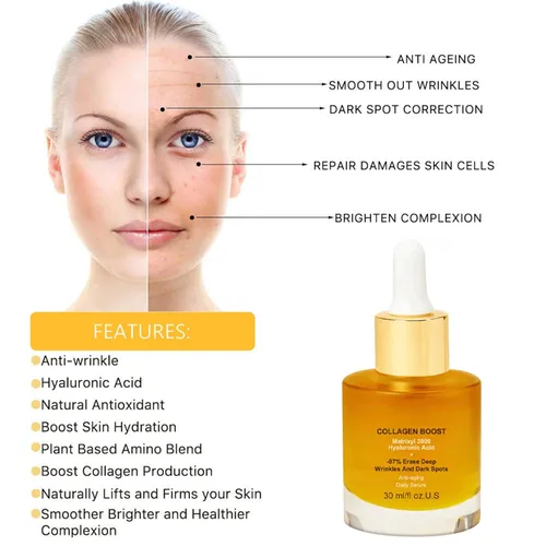 Vista 4 de Pedia Collagen Boost - Suero antienvejecimiento, vitamina C, unisex, suero para la piel, todo