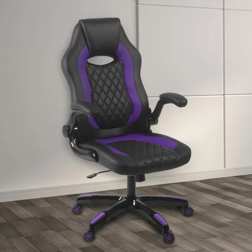Vista 24 de Aon Archeus Silla ergonómica de oficina para juegos, silla de escritorio de computadora con respaldo alto con soporte lumbar, brazos abatibles